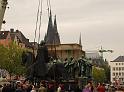 Reiterdenkmal kehrt zurueck auf dem Heumarkt P32